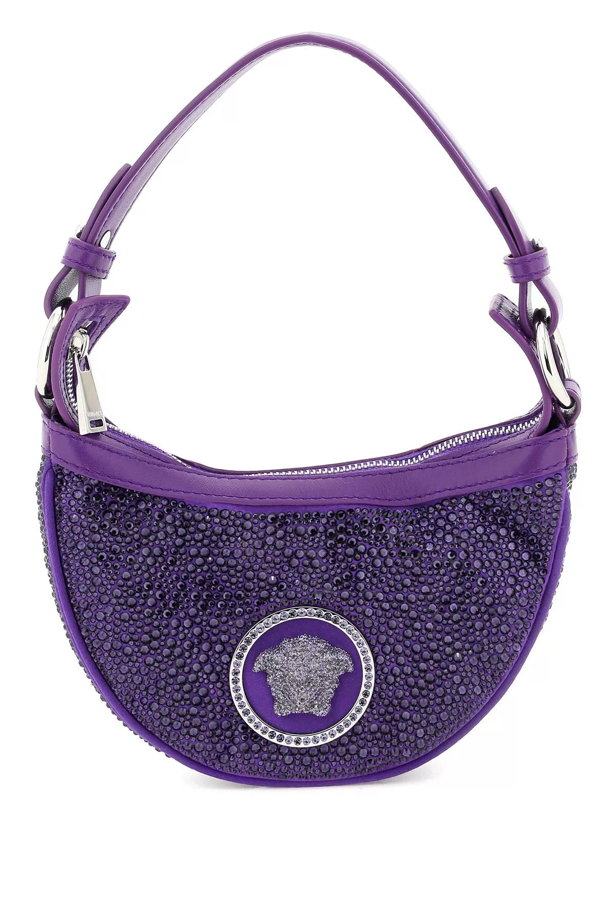 Versace ‘repeat’ crystal mini hobo bag Versace ‘repeat’ crystal mini hobo bag | Image 1