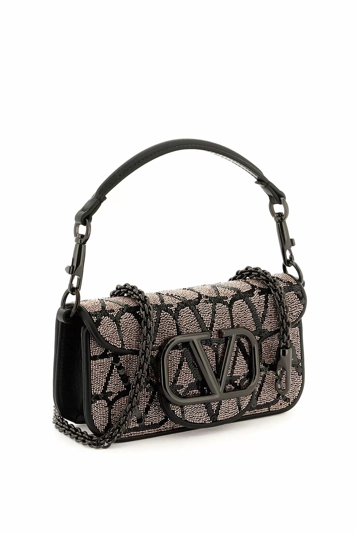 Valentino garavani ‘locò’ small shoulder bag with toile iconographe embroidery Valentino garavani ‘locò’ small shoulder bag with toile iconographe embroidery | Image 3