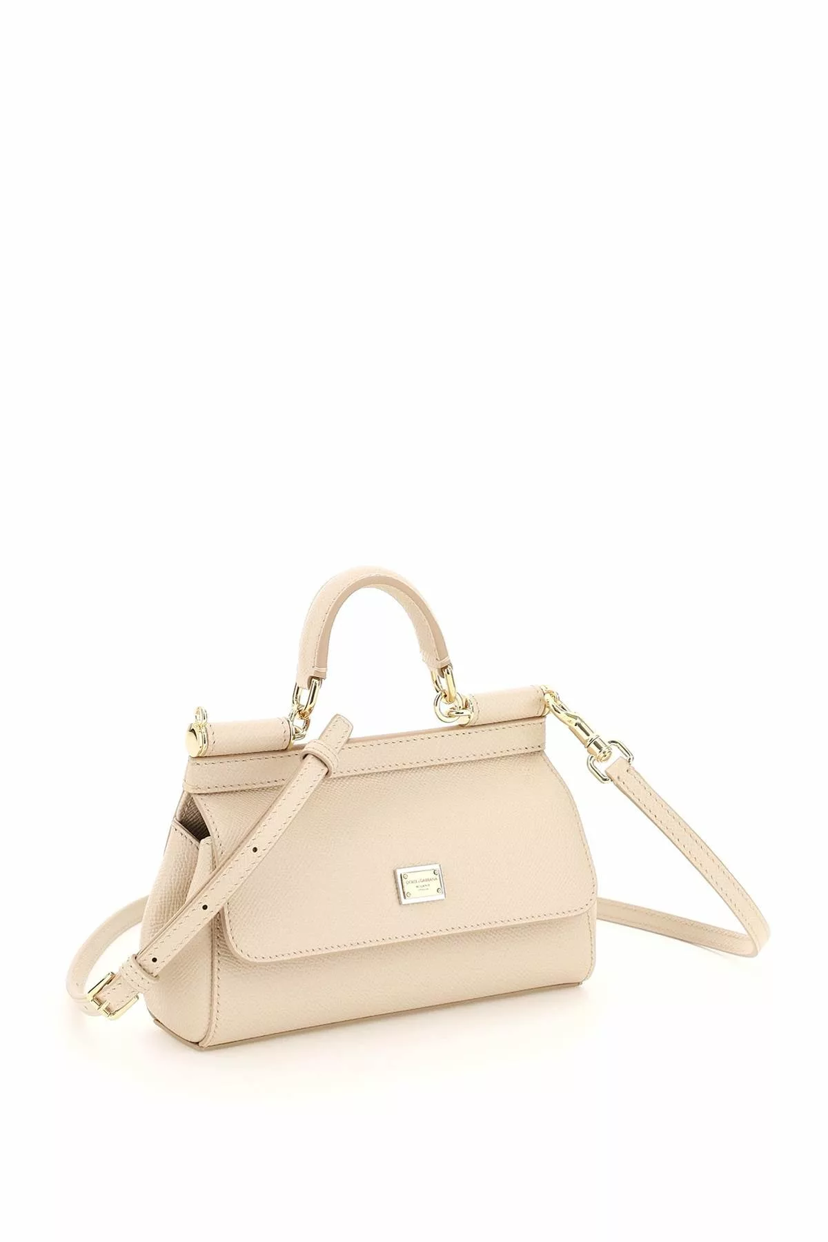 Dolce & gabbana small sicily bag in dauphine leather Dolce & gabbana small sicily bag in dauphine leather | Image 3