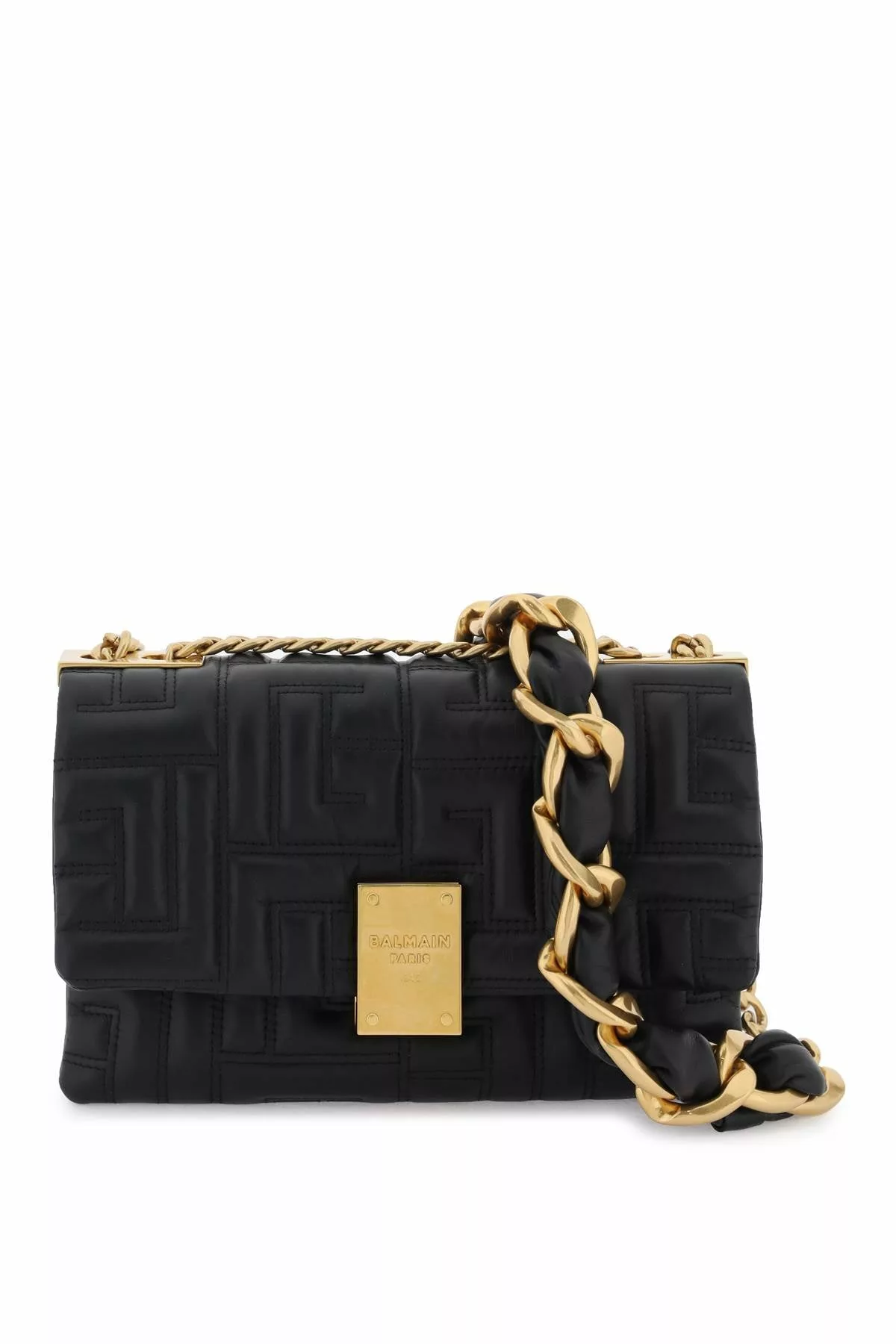 Balmain ‘1945’ soft quilted leather crossbody bag Balmain ‘1945’ soft quilted leather crossbody bag | Image 1
