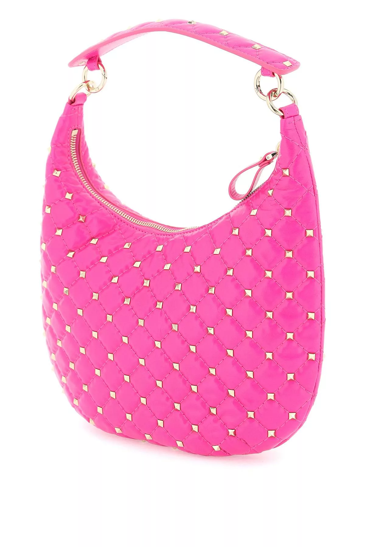 Valentino garavani small leather ‘rockstud spike’ hobo bag Valentino garavani small leather ‘rockstud spike’ hobo bag | Image 2
