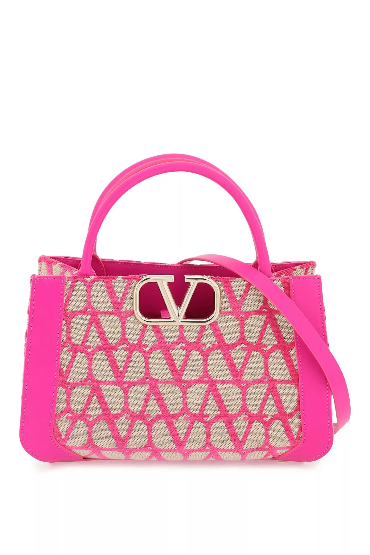 Valentino garavani toile iconographe small tote bag Valentino garavani toile iconographe small tote bag | Image 1
