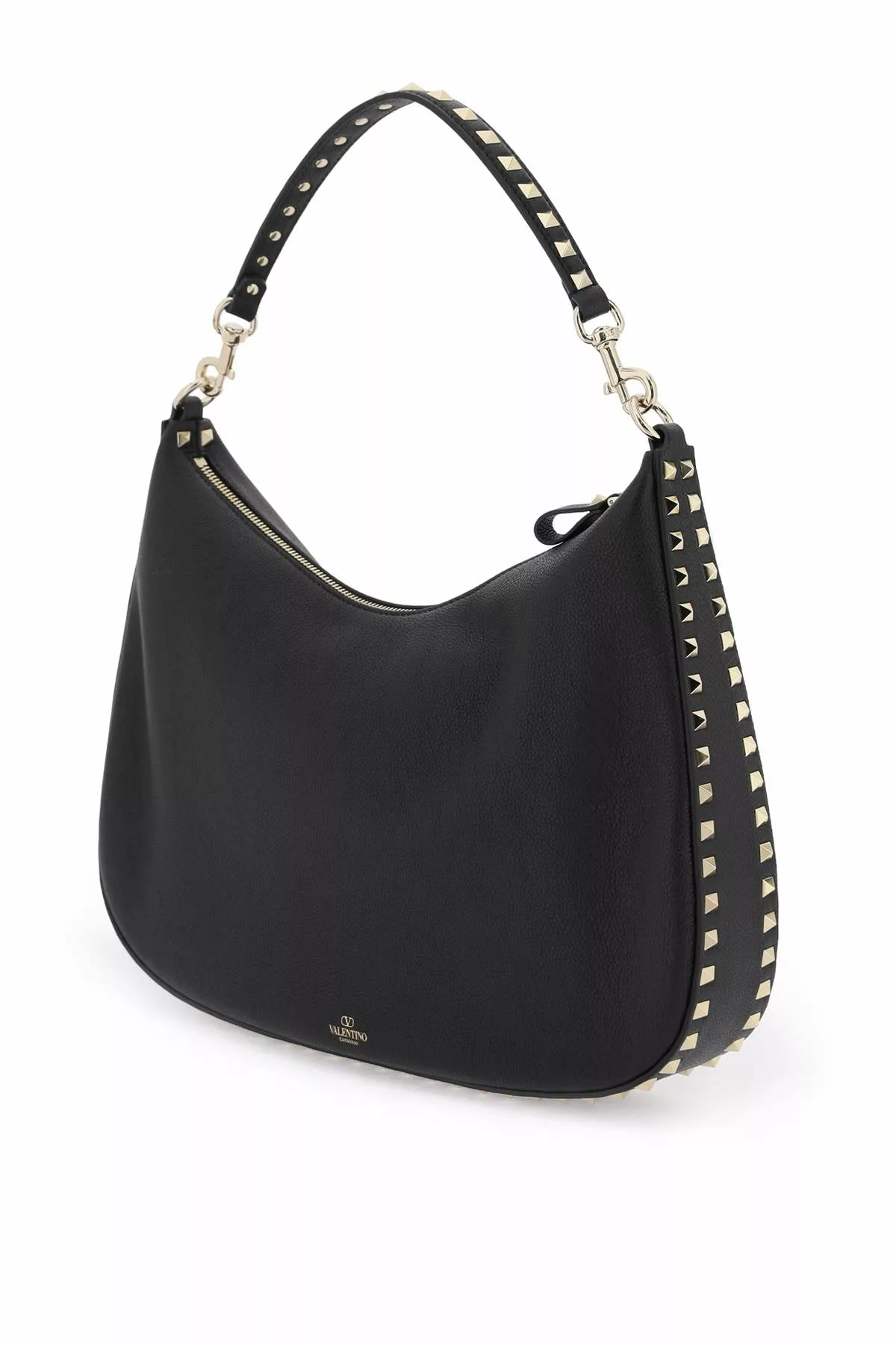 Valentino garavani grained leather ‘rockstud’ hobo bag Valentino garavani grained leather ‘rockstud’ hobo bag | Image 2