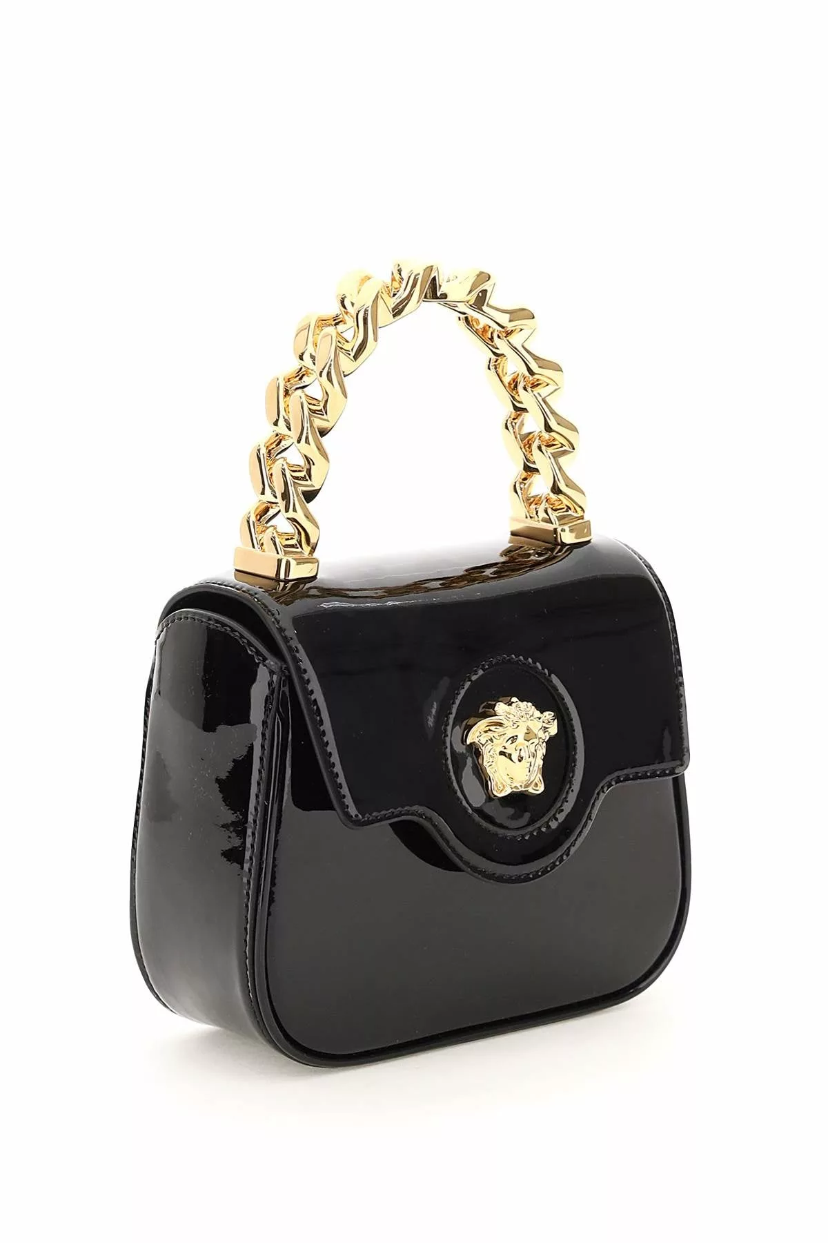 Versace patent leather ‘la medusa’ mini bag Versace patent leather ‘la medusa’ mini bag | Image 3