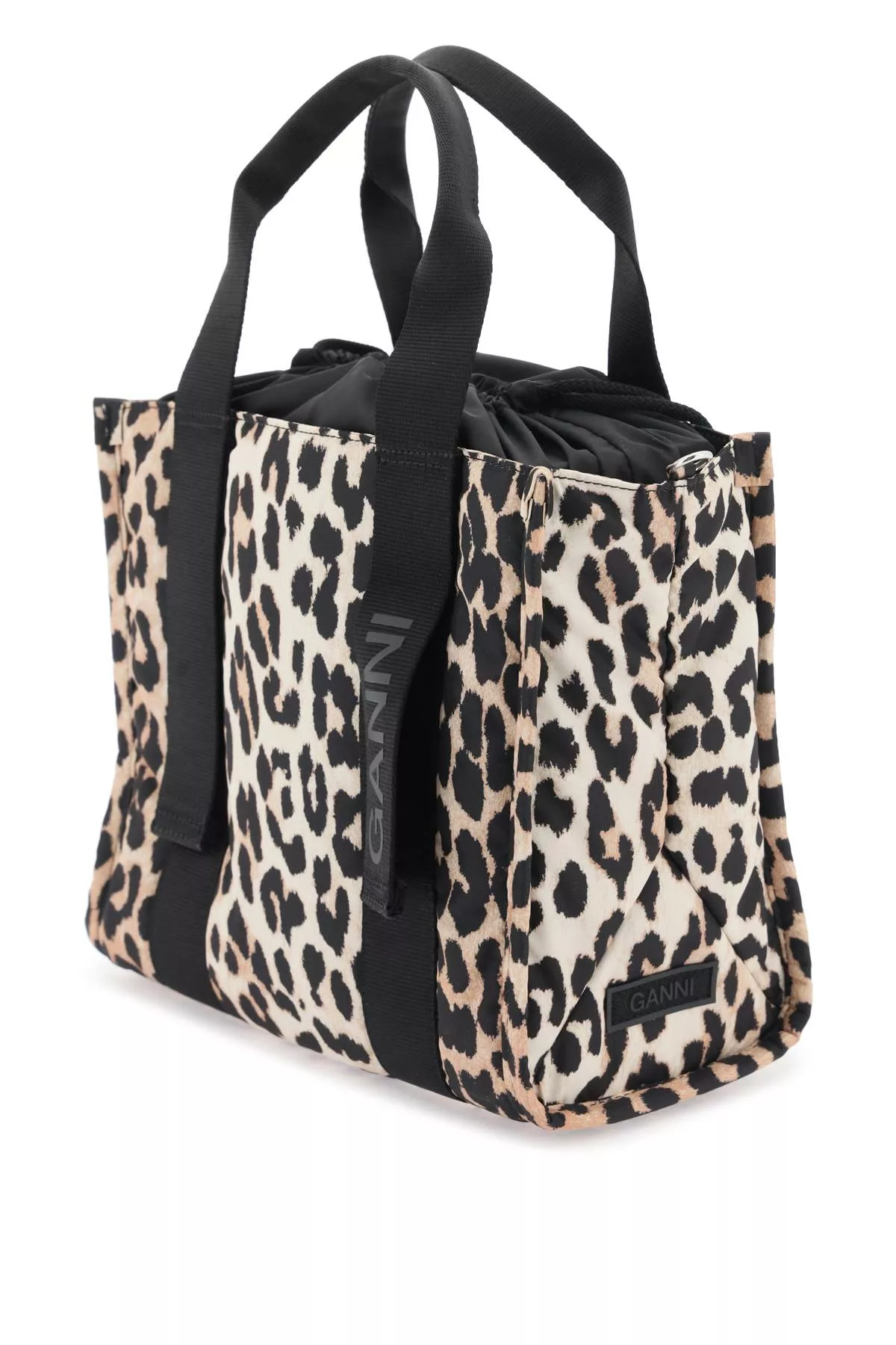 Ganni animal-print tote bag Ganni animal-print tote bag | Image 2