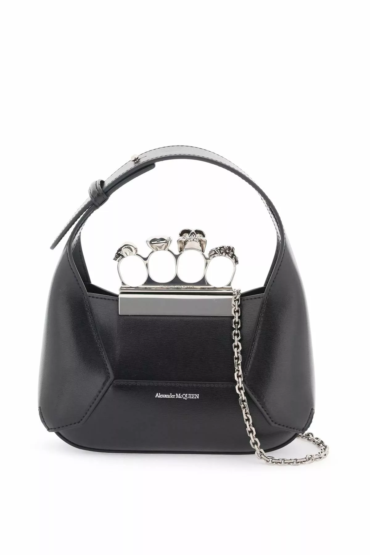 Alexander mcqueen ‘the jewelled hobo’ mini bag Alexander mcqueen ‘the jewelled hobo’ mini bag | Image 1