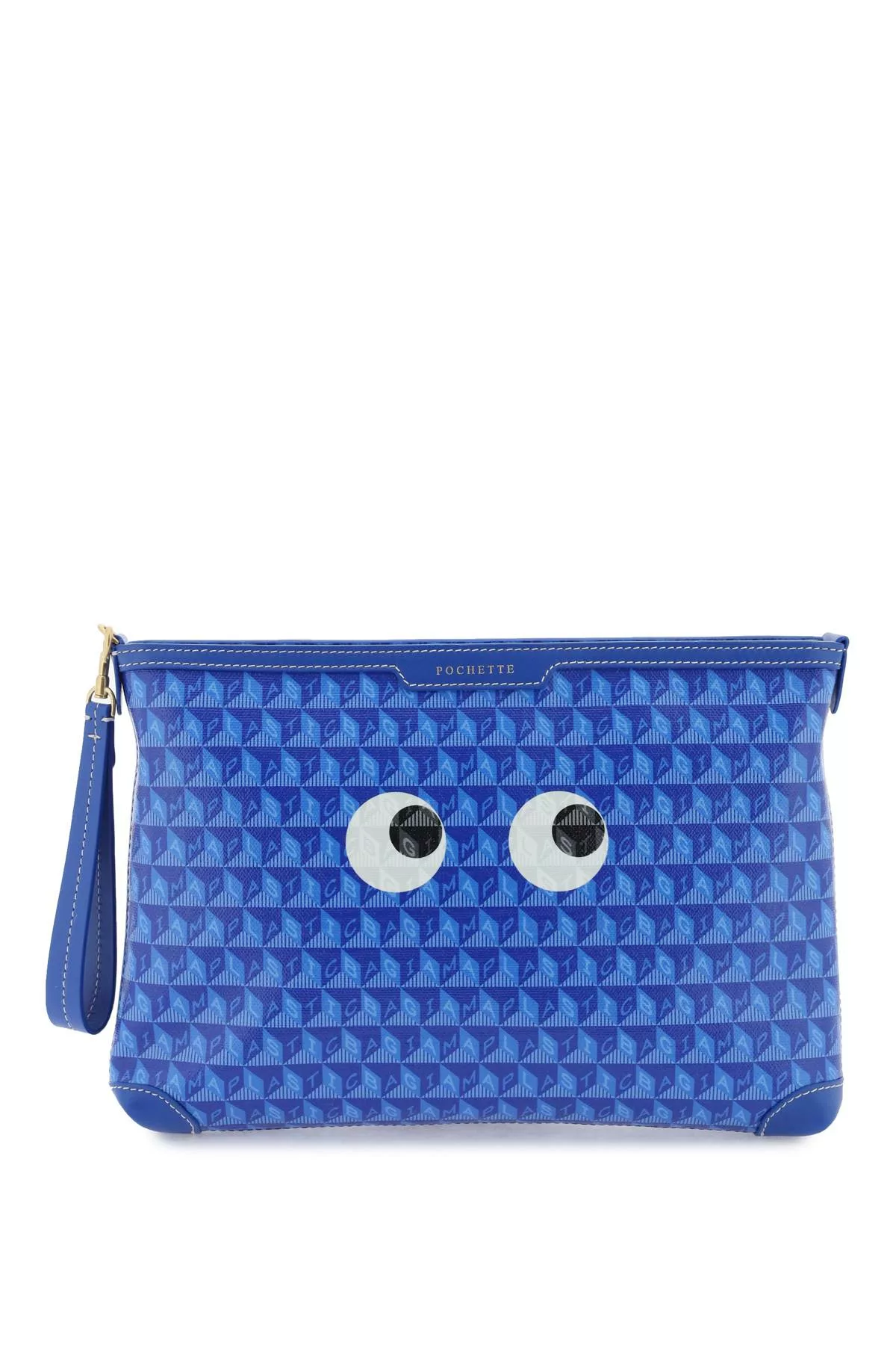 Anya hindmarch i am a plastic bag eyes pochette Anya hindmarch i am a plastic bag eyes pochette | Image 1