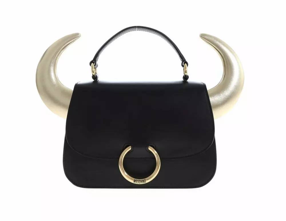 Moschino Couture Black Calfskin Handbag Moschino Couture Black Calfskin Handbag | Image 1
