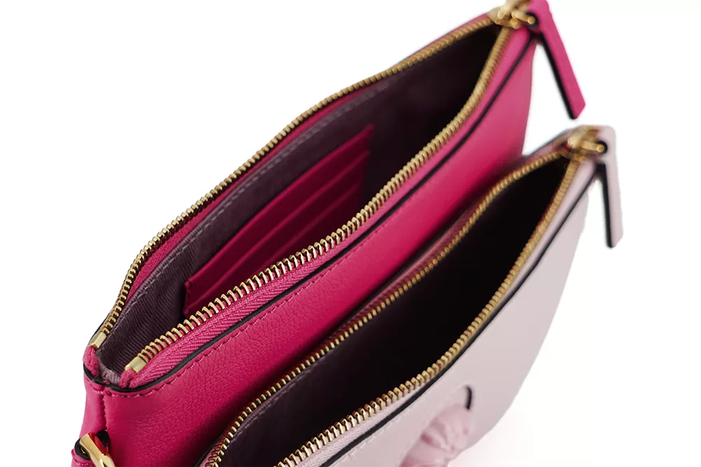 Versace Pink Calf Leather Pouch Bag Versace Pink Calf Leather Pouch Bag | Image 6