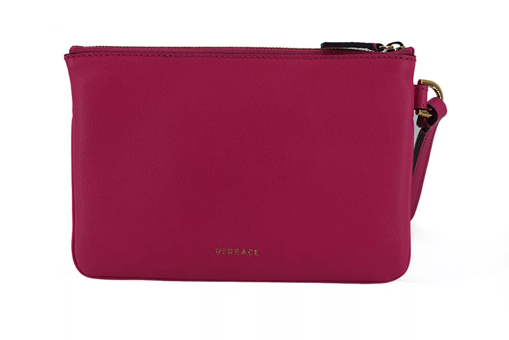 Versace Pink Calf Leather Pouch Bag Versace Pink Calf Leather Pouch Bag | Image 2