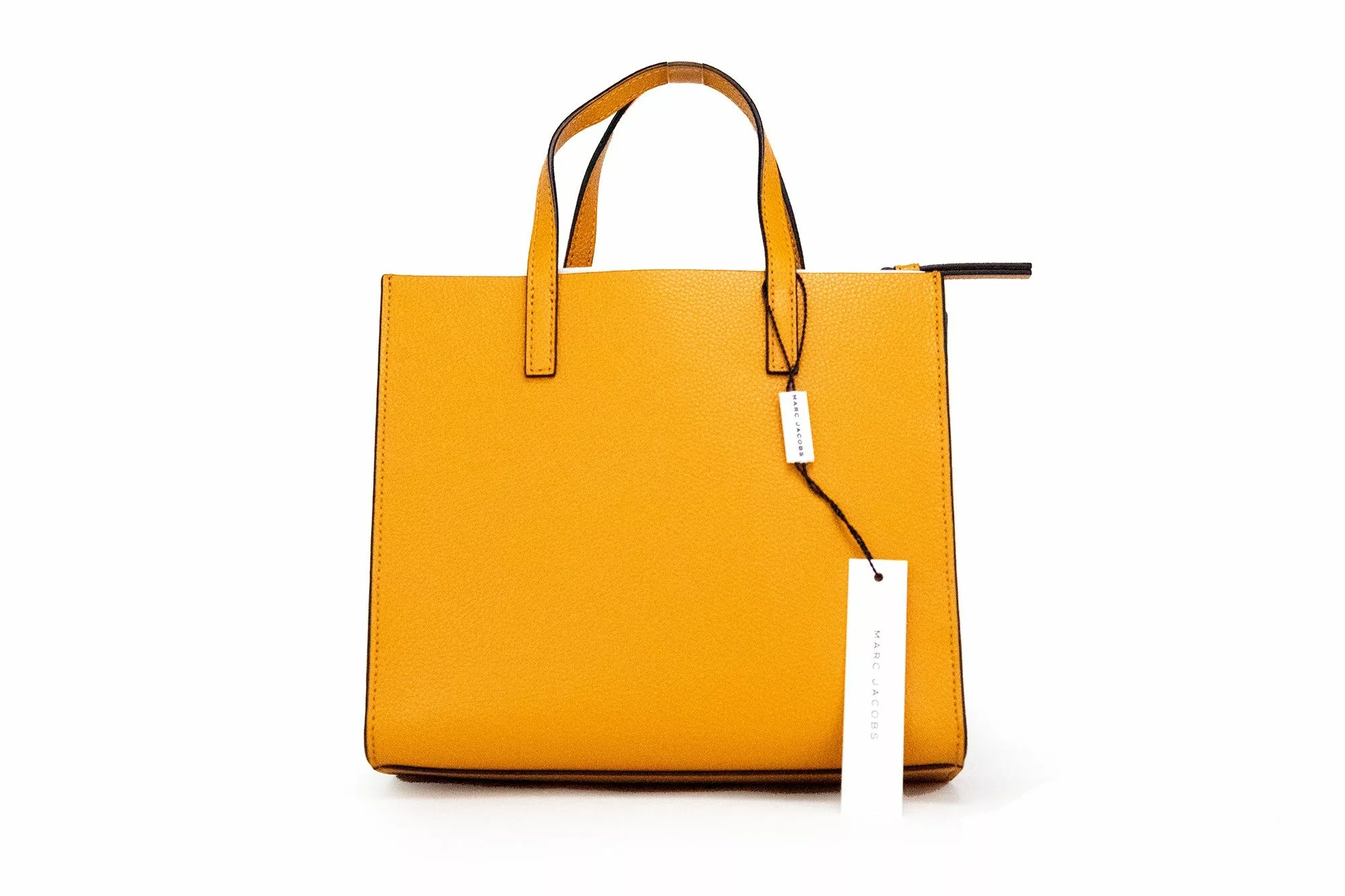 Marc Jacobs Mini Grind Desert Sun Orange Leather Crossbody Tote Handbag Purse Marc Jacobs Mini Grind Desert Sun Orange Leather Crossbody Tote Handbag Purse | Image 2