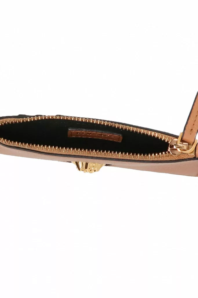 Versace La Medusa Caramel Vitello Card Case Key Chain Versace La Medusa Caramel Vitello Card Case Key Chain | Image 6
