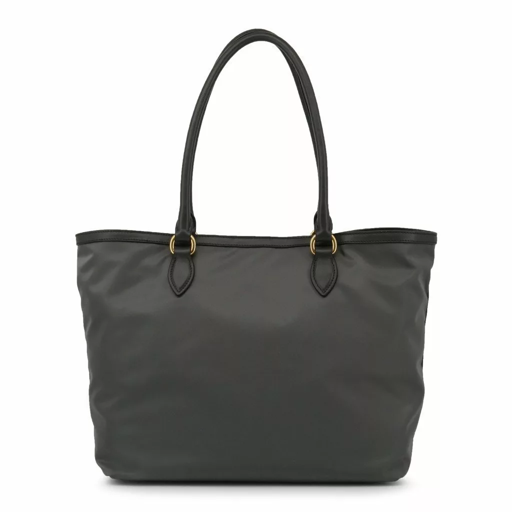 Prada Grey Tessuto Nylon Shopping Tote Bag Prada Grey Tessuto Nylon Shopping Tote Bag | Image 4