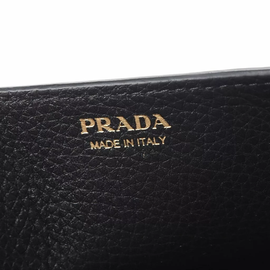 Prada Black Vitello Daino Leather Mini Crossbody Handbag Prada Black Vitello Daino Leather Mini Crossbody Handbag | Image 5