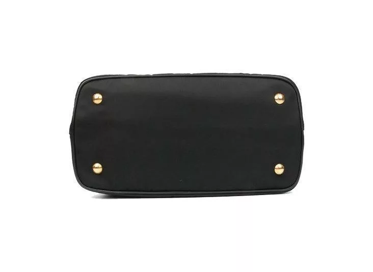 Prada Tessuto Nylon Black Saffiano Small Handbag Satchel Prada Tessuto Nylon Black Saffiano Small Handbag Satchel | Image 11