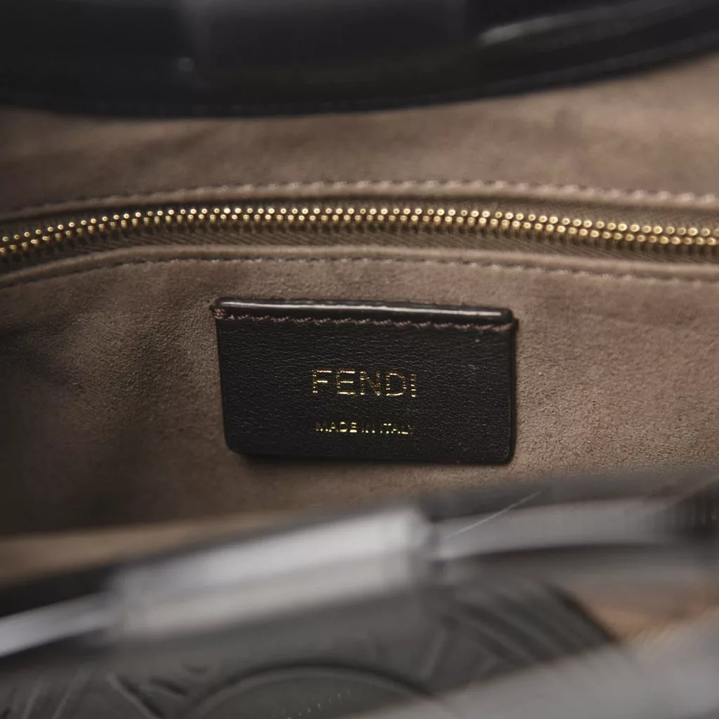 Fendi Runaway Glazed Canvas 1974 FF Stamp Small Shoulder Bag Fendi Runaway Glazed Canvas 1974 FF Stamp Small Shoulder Bag | Image 12