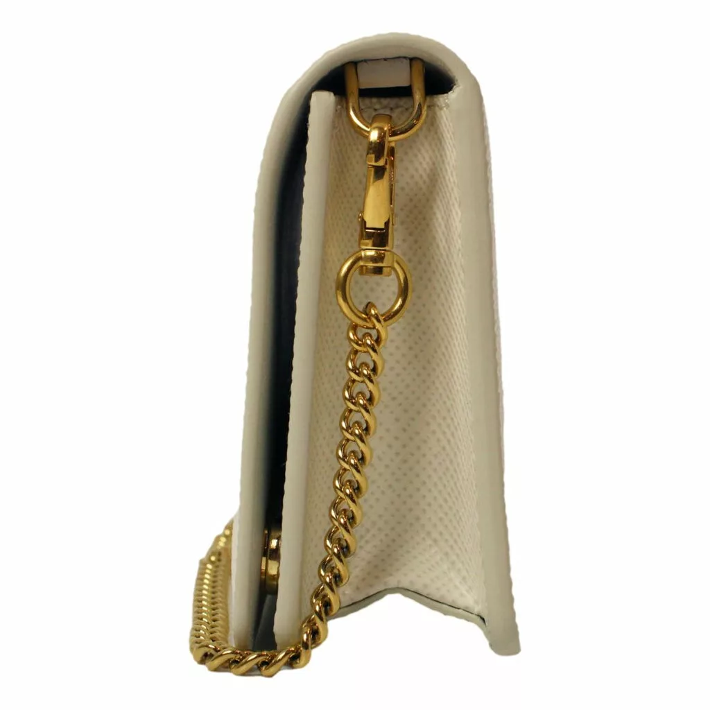 Prada Miniborse White Saffiano Leather Crossbody Prada Miniborse White Saffiano Leather Crossbody | Image 4