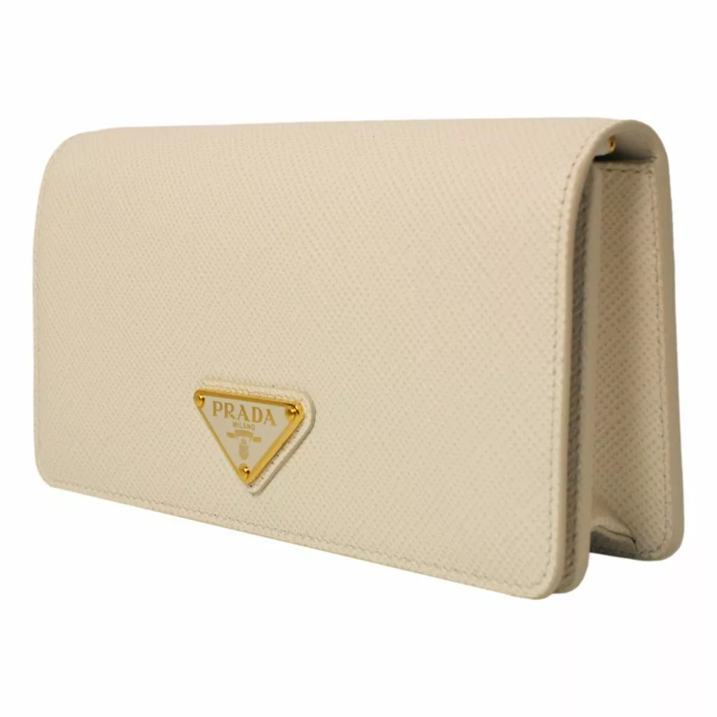 Prada Miniborse White Saffiano Leather Crossbody Prada Miniborse White Saffiano Leather Crossbody | Image 5