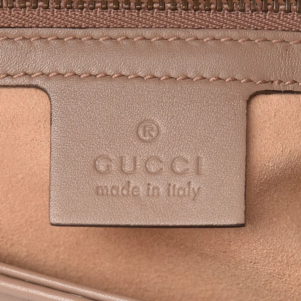 Gucci Marmont Porcelain Rose Leather GG Matelasse Shoulder Bag Gucci Marmont Porcelain Rose Leather GG Matelasse Shoulder Bag | Image 8