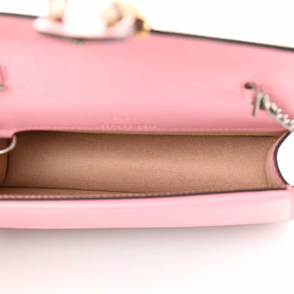 Gucci Dionysus Red Pink Calfskin Leather Super Mini Shoulder Bag Gucci Dionysus Red Pink Calfskin Leather Super Mini Shoulder Bag | Image 9