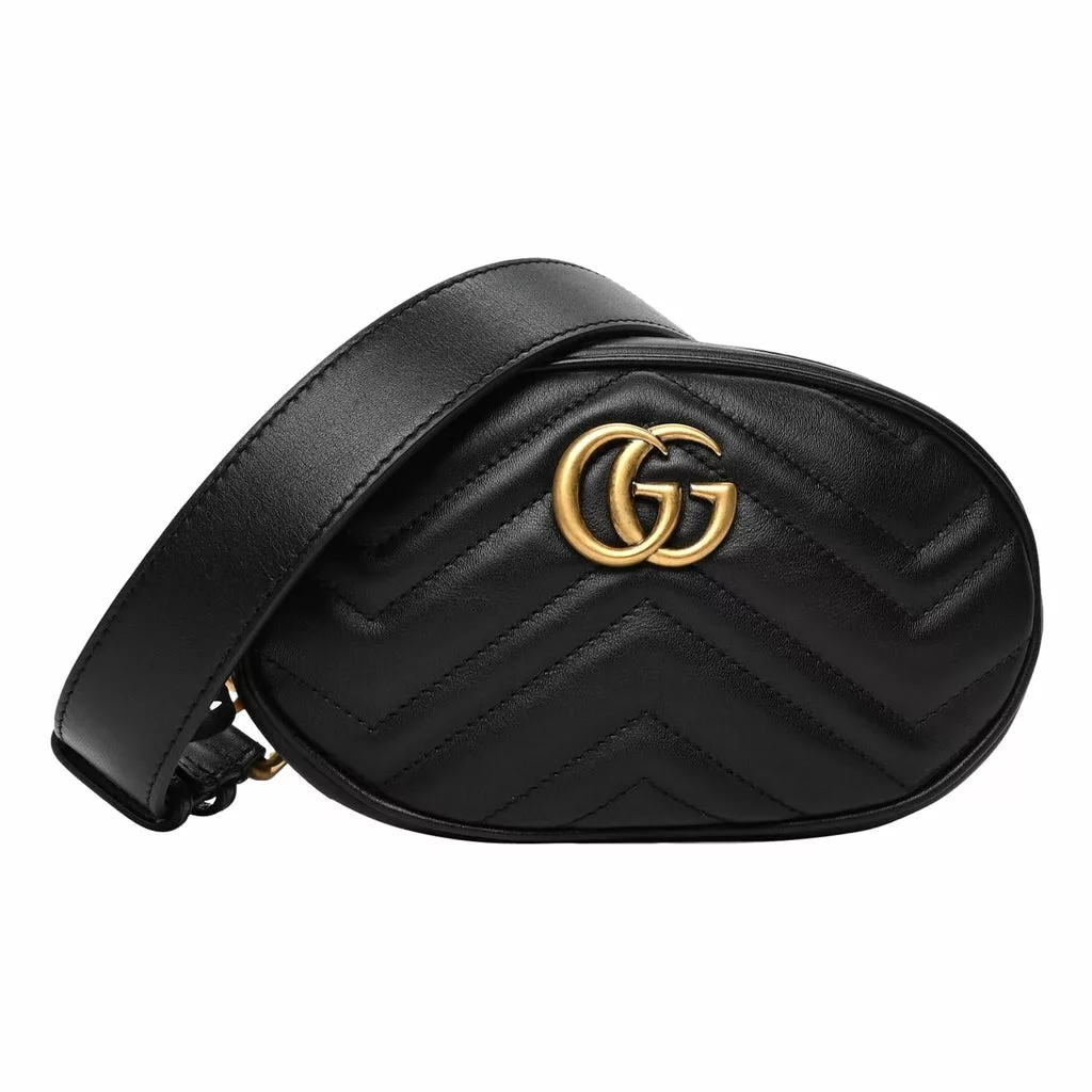 Gucci Calfskin Matelasse GG Marmont Belt Bag 85 34 Gucci Calfskin Matelasse GG Marmont Belt Bag 85 34 | Image 5