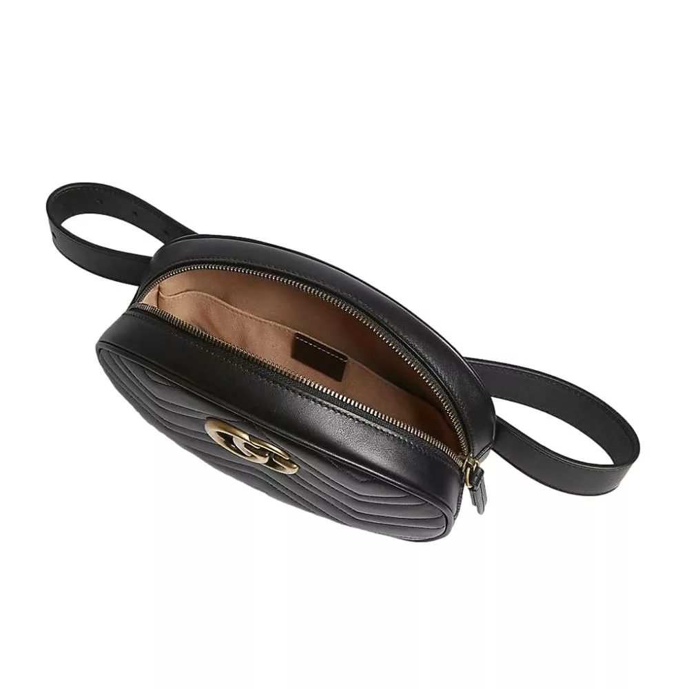 Gucci Calfskin Matelasse GG Marmont Belt Bag 85 34 Gucci Calfskin Matelasse GG Marmont Belt Bag 85 34 | Image 4