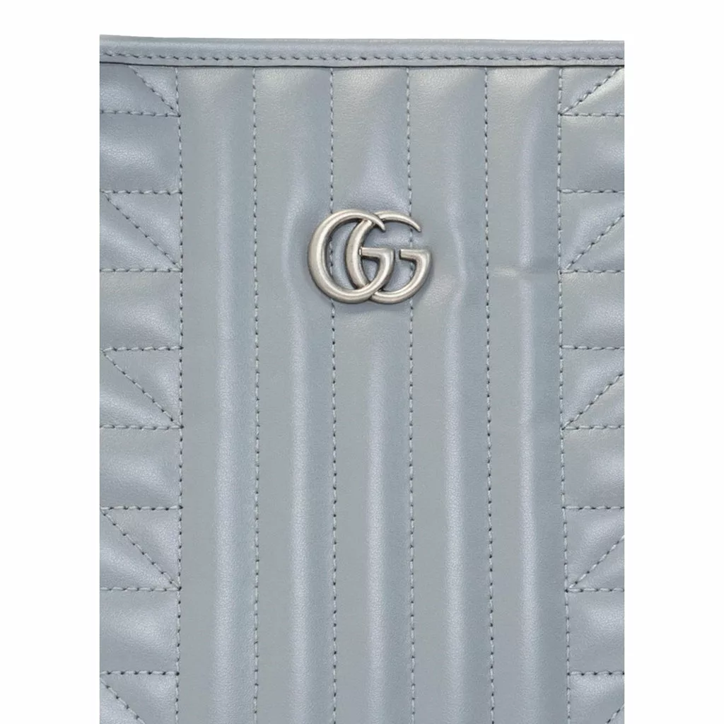 Gucci GG Marmont Medium Matelassé Tote In Dark Grey Gucci GG Marmont Medium Matelassé Tote In Dark Grey | Image 6
