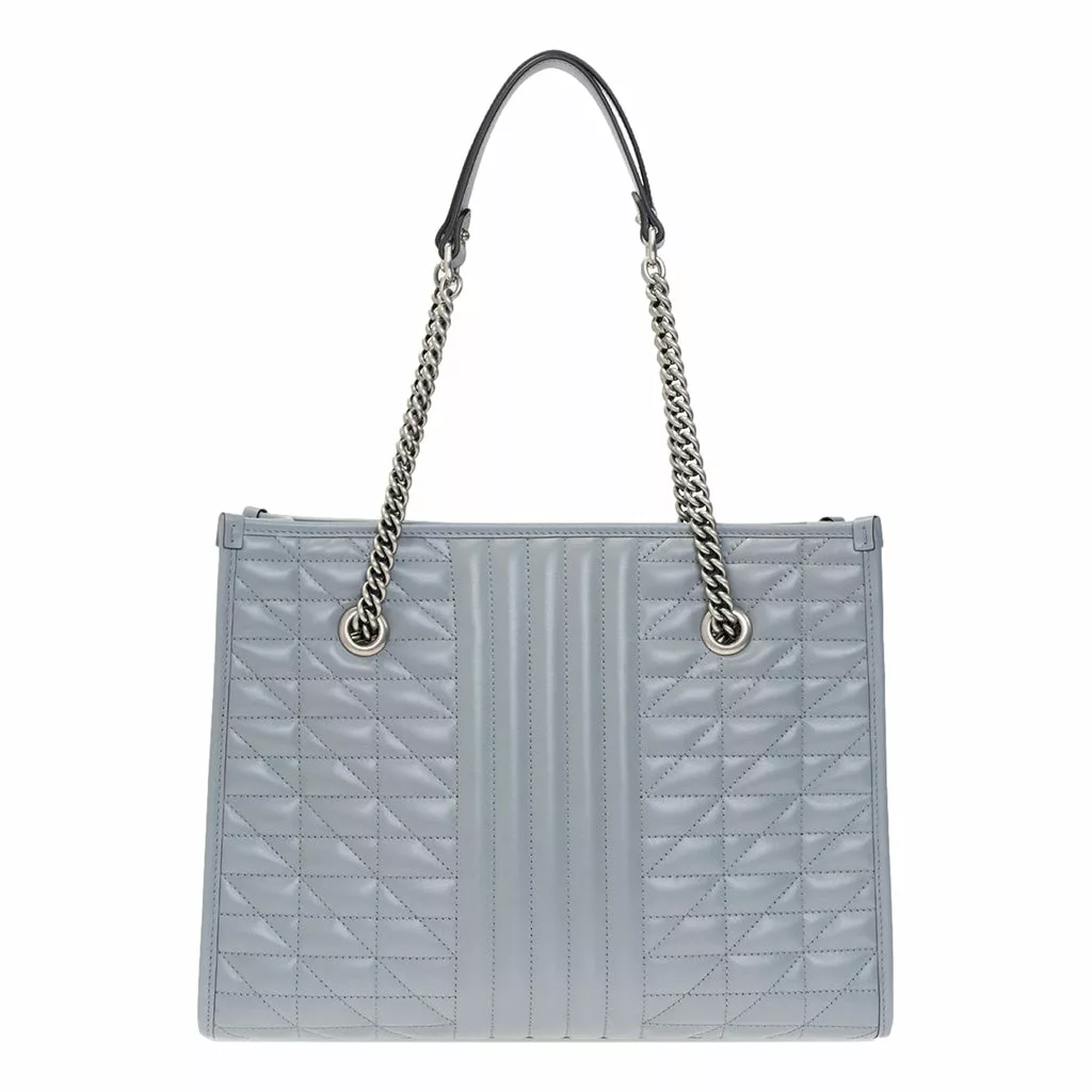 Gucci GG Marmont Medium Matelassé Tote In Dark Grey Gucci GG Marmont Medium Matelassé Tote In Dark Grey | Image 7