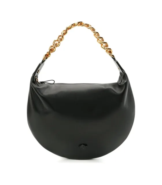 Versace Runway La Medusa Soft Hobo Black Lambskin Leather | Image 1