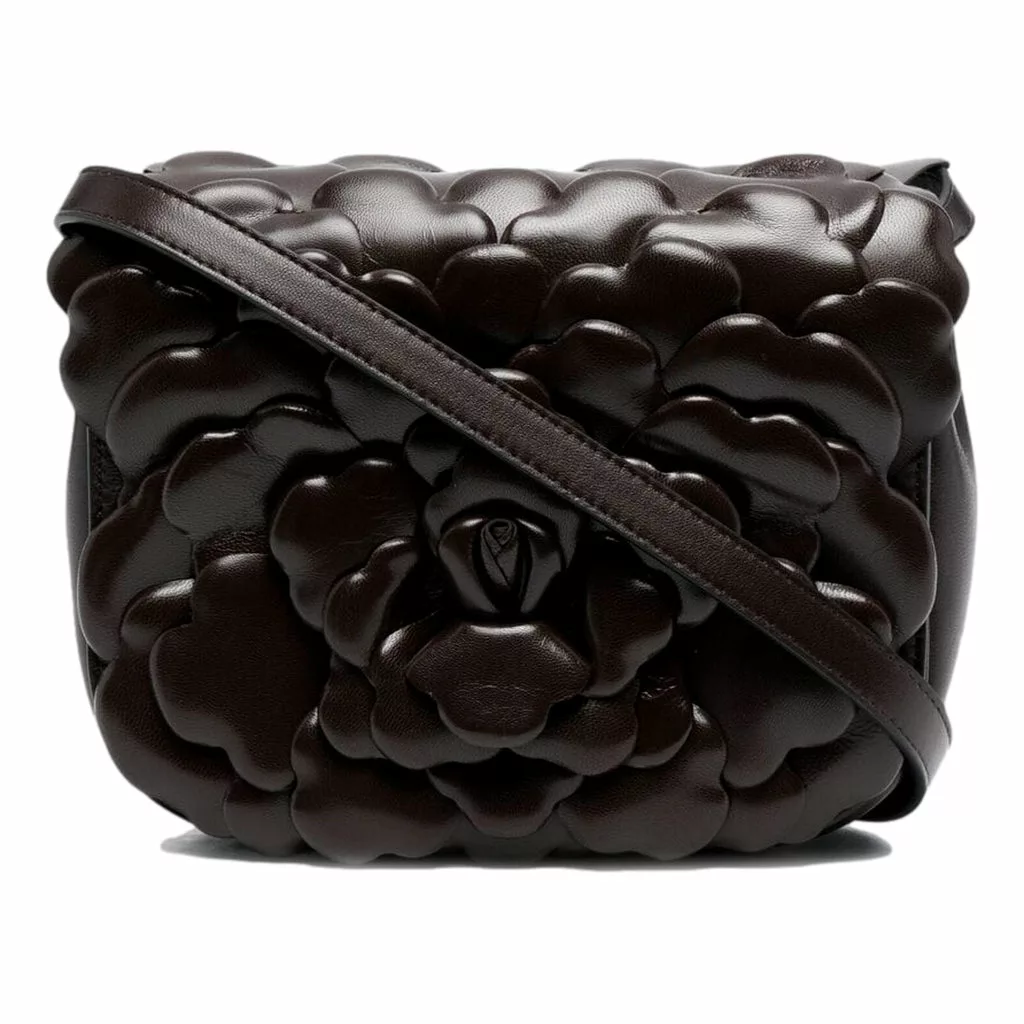 Valentino Garavani Atelier Bag 03 Black Oro Rose Edition Small Shoulder Valentino Garavani Atelier Bag 03 Black Oro Rose Edition Small Shoulder | Image 1