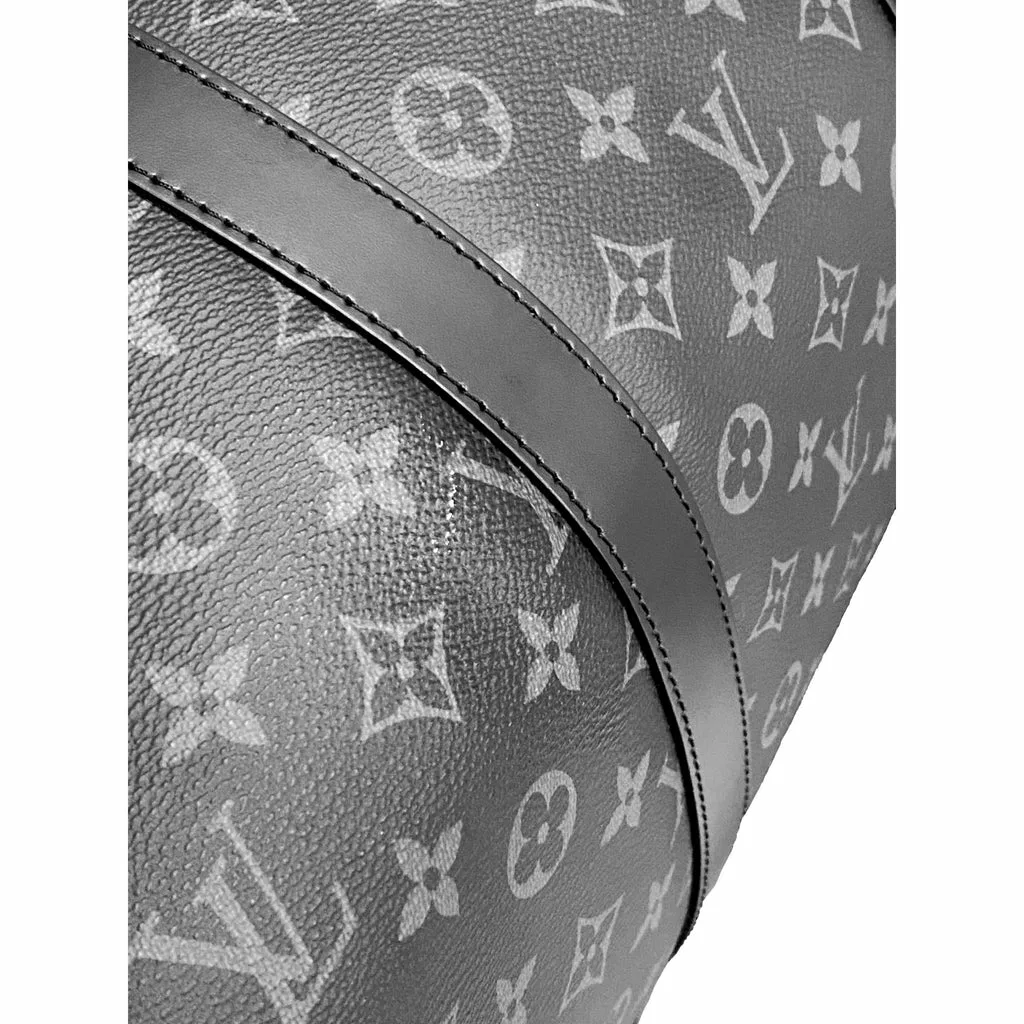 Louis Vuitton Keepall Bandouliere 55 Black Monogram Louis Vuitton Keepall Bandouliere 55 Black Monogram | Image 17