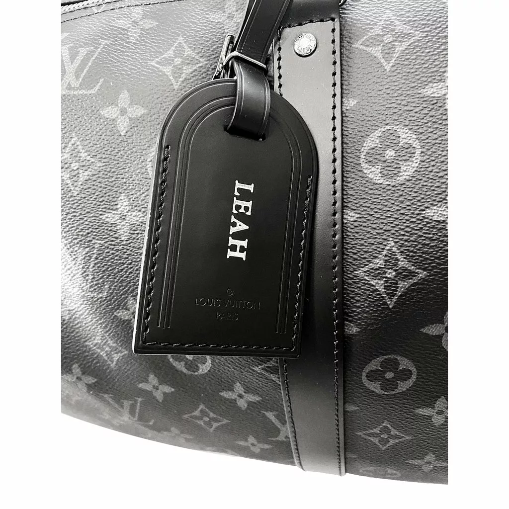 Louis Vuitton Keepall Bandouliere 55 Black Monogram Louis Vuitton Keepall Bandouliere 55 Black Monogram | Image 10