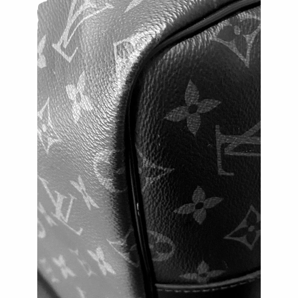 Louis Vuitton Keepall Bandouliere 55 Black Monogram Louis Vuitton Keepall Bandouliere 55 Black Monogram | Image 12