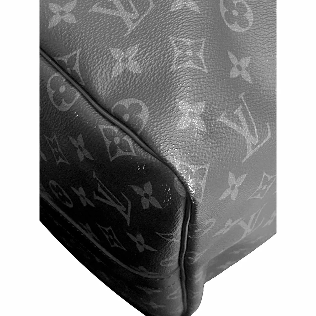 Louis Vuitton Keepall Bandouliere 55 Black Monogram Louis Vuitton Keepall Bandouliere 55 Black Monogram | Image 11