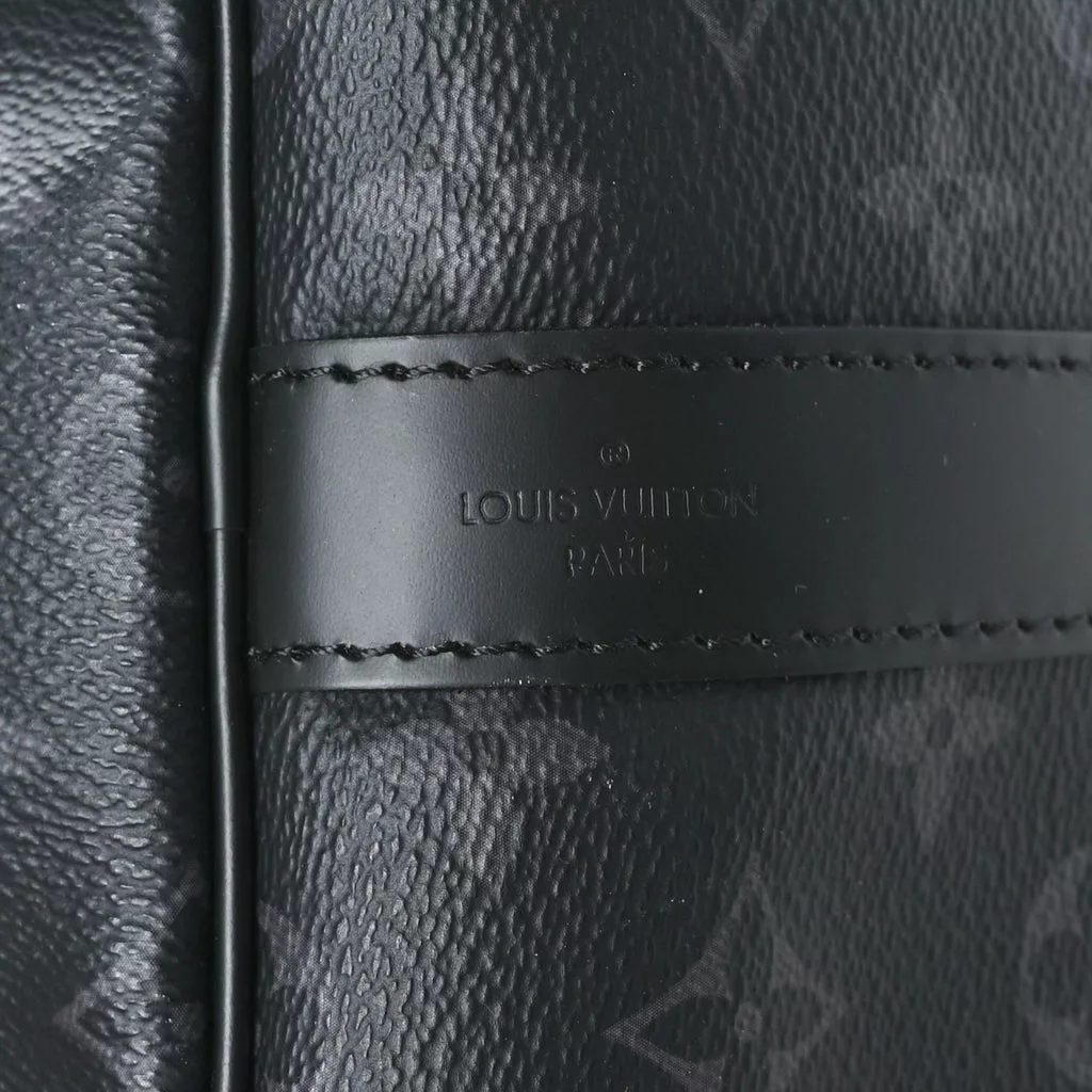 Louis Vuitton Keepall Bandouliere 55 Black Monogram Louis Vuitton Keepall Bandouliere 55 Black Monogram | Image 8