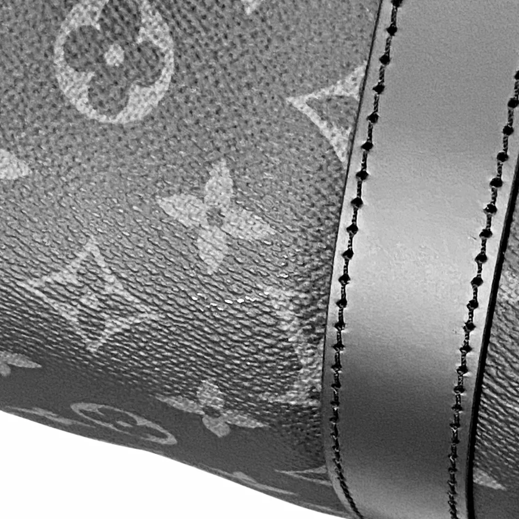 Louis Vuitton Keepall Bandouliere 55 Black Monogram Louis Vuitton Keepall Bandouliere 55 Black Monogram | Image 9