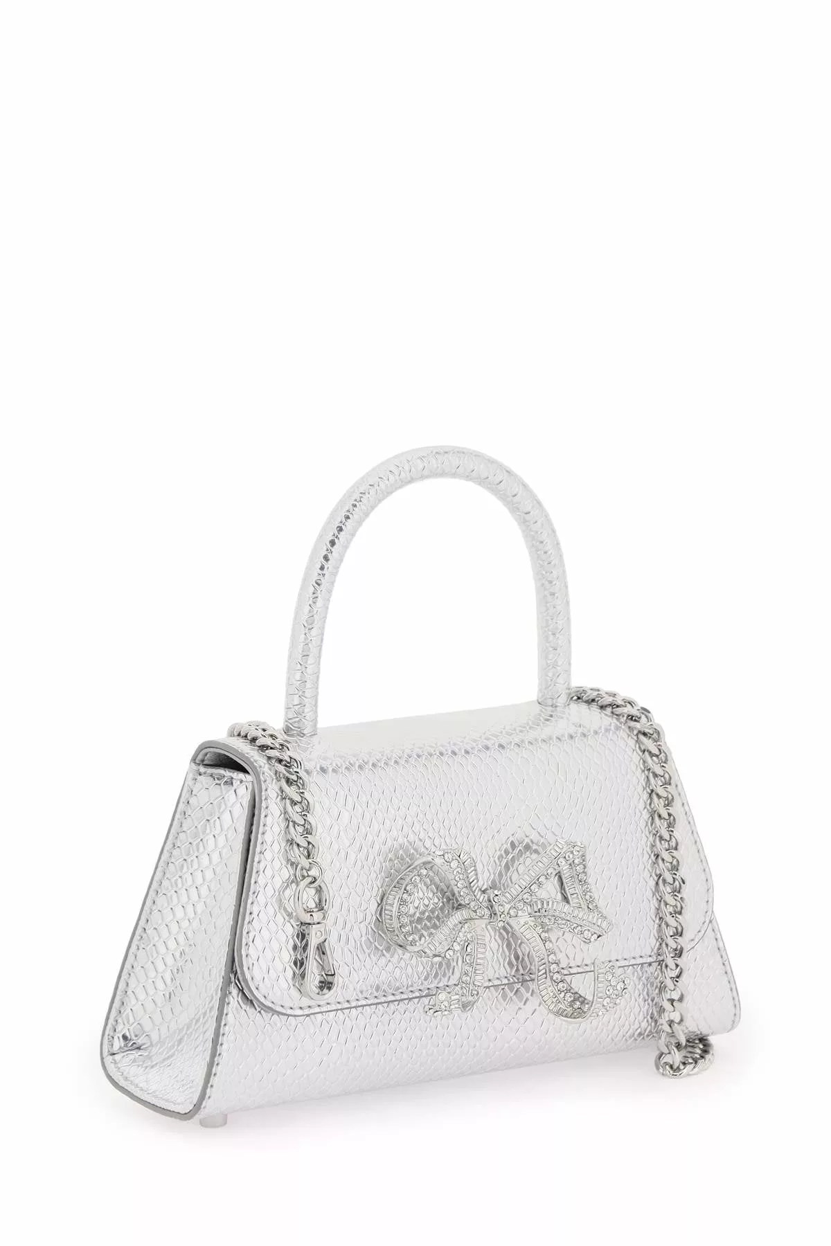 Self portrait python print ‘bow mini bag’ shoulder bag Self portrait python print ‘bow mini bag’ shoulder bag | Image 3