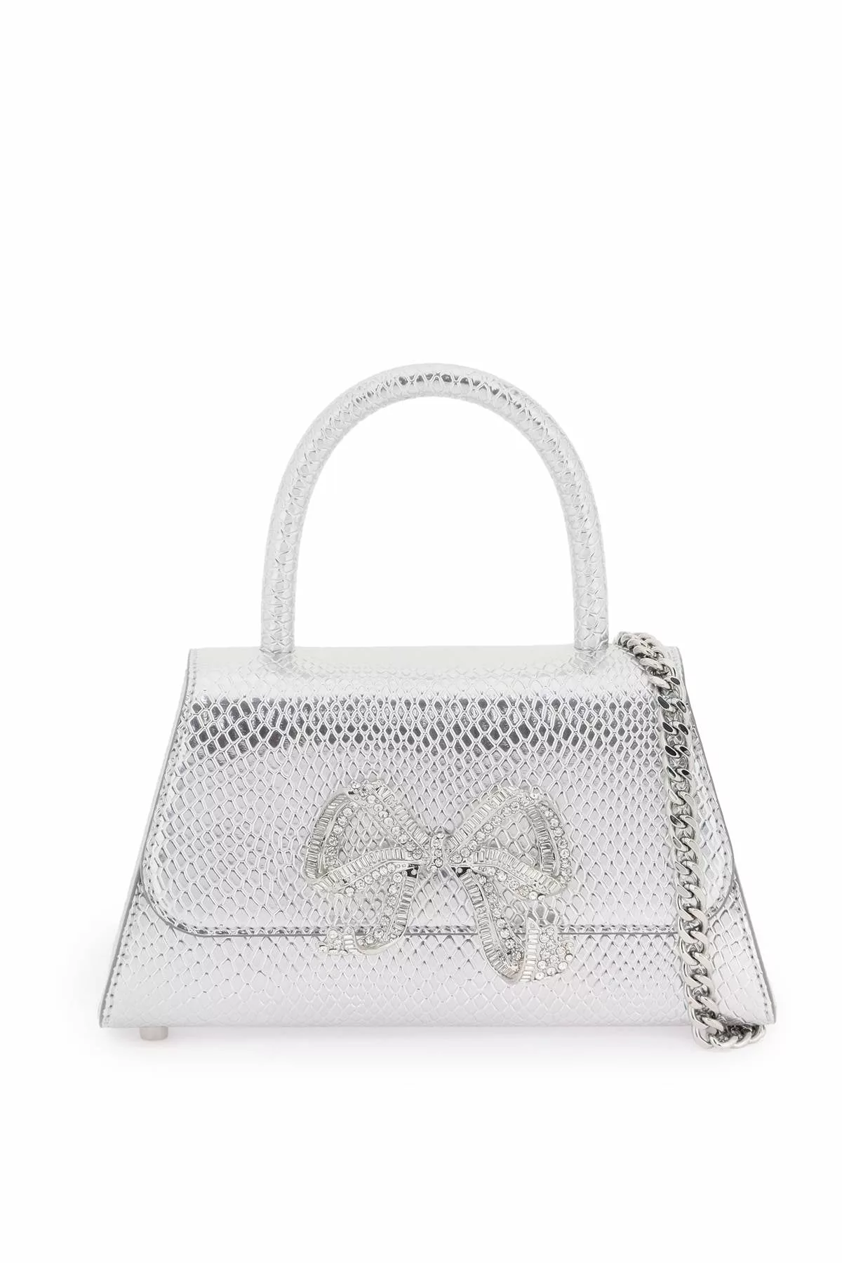 Self portrait python print ‘bow mini bag’ shoulder bag Self portrait python print ‘bow mini bag’ shoulder bag | Image 1
