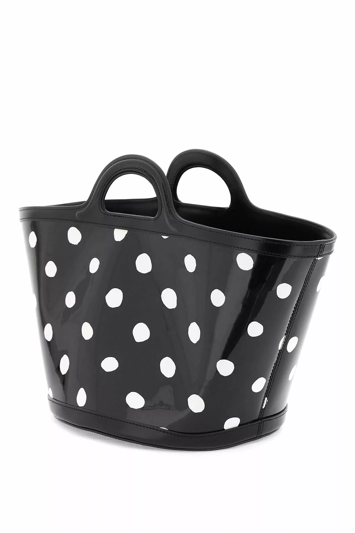 Marni patent leather tropicalia bucket bag with polka-dot pattern Marni patent leather tropicalia bucket bag with polka-dot pattern | Image 2