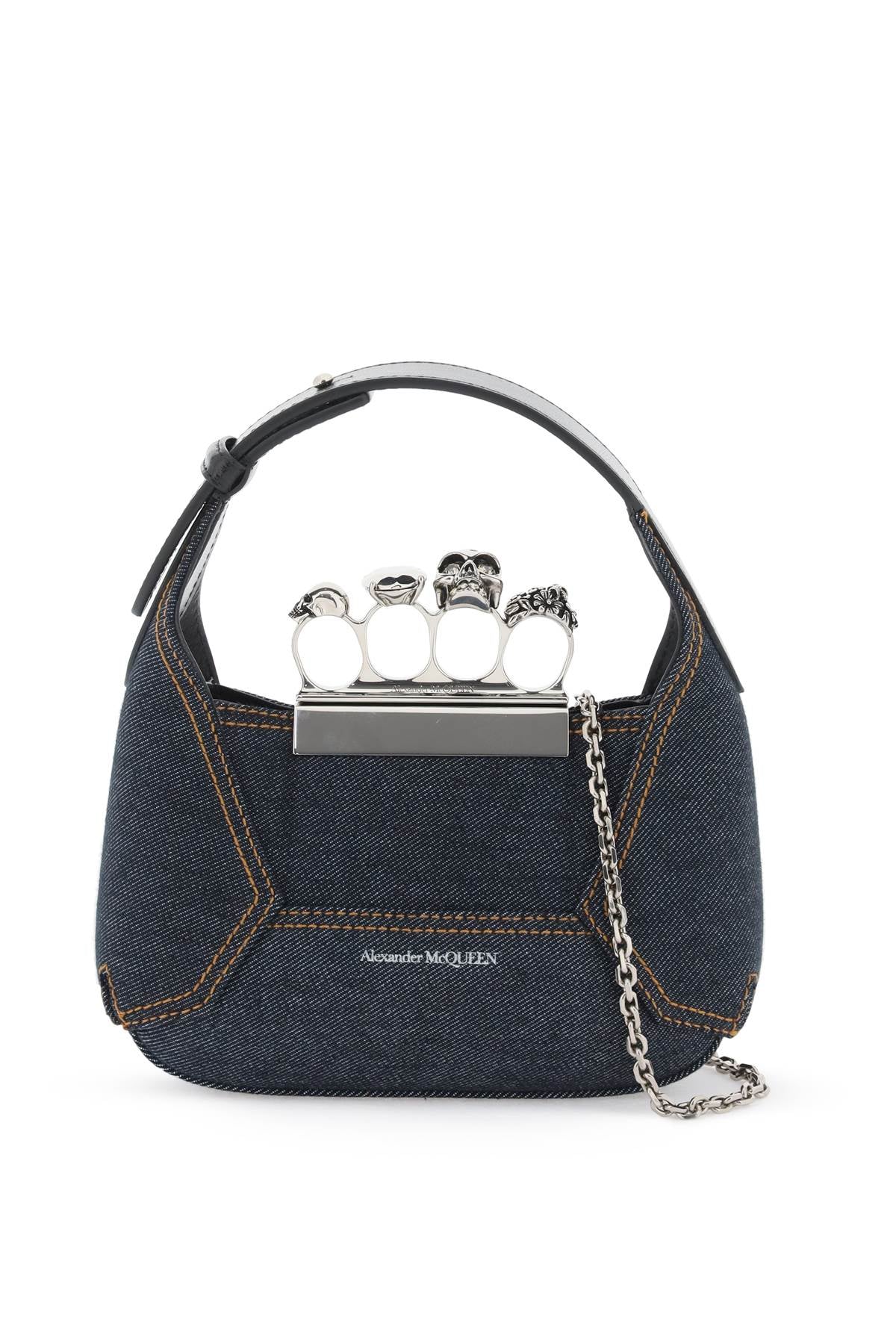 Alexander mcqueen ‘the jewelled hobo’ mini bag Alexander mcqueen ‘the jewelled hobo’ mini bag | Image 1
