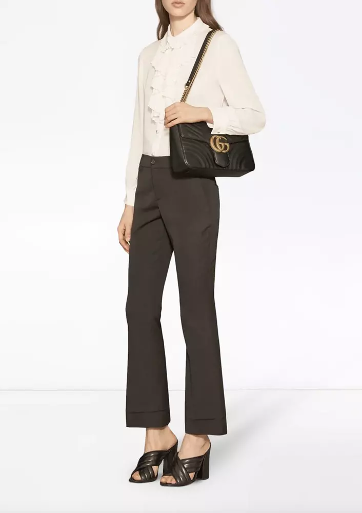 Gucci Black Leather Handbag Gucci Black Leather Handbag | Image 3