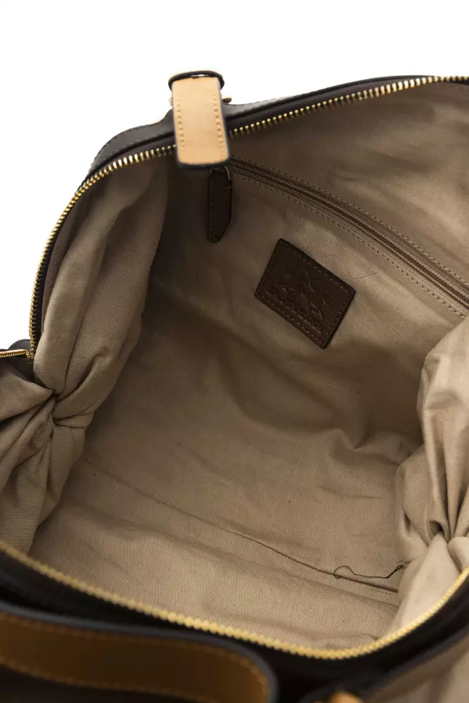 La Martina Beige CALF Leather Backpack La Martina Beige CALF Leather Backpack | Image 5