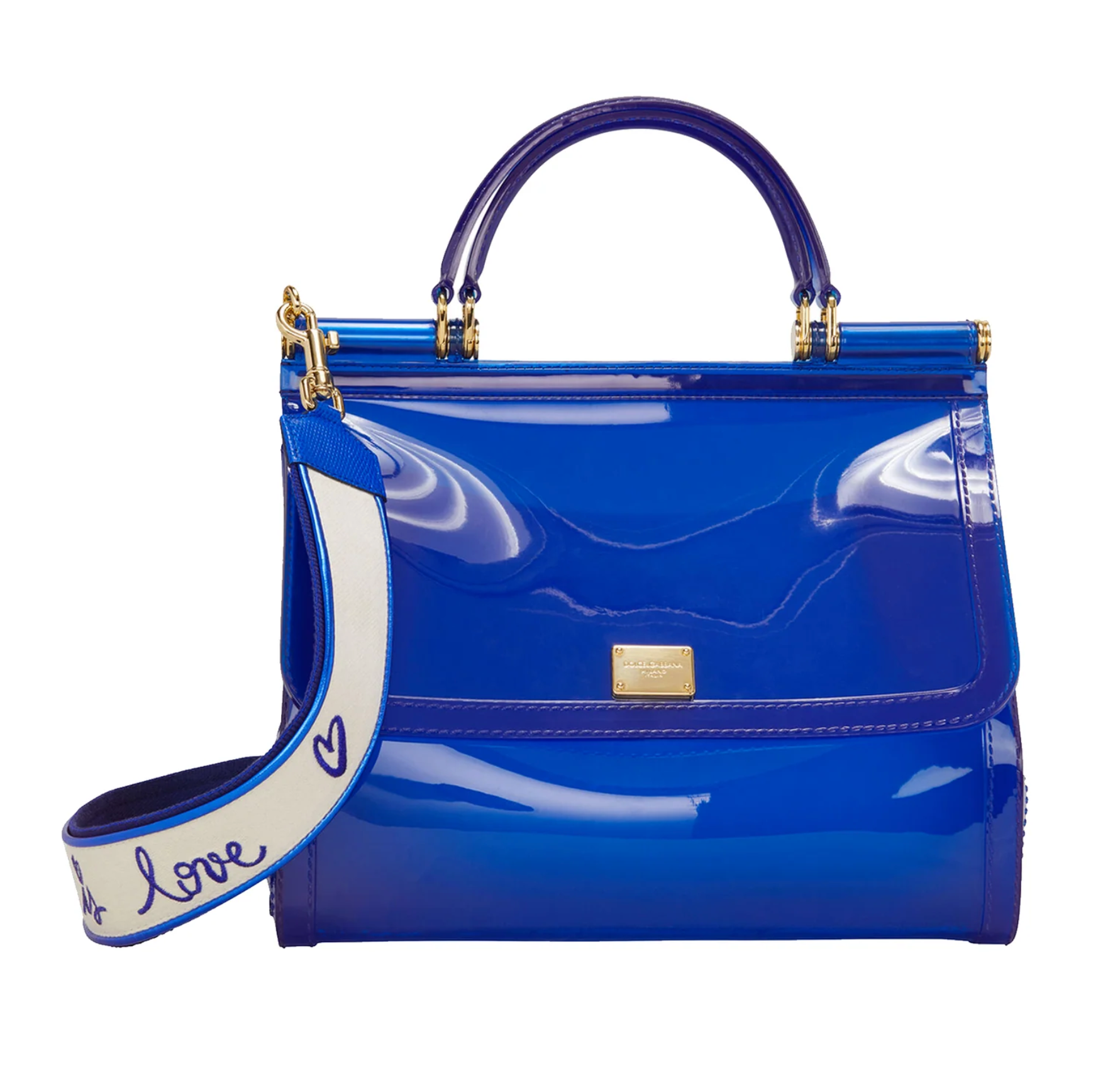 Dolce & Gabbana Blue Pvc Crossbody Bag Dolce & Gabbana Blue Pvc Crossbody Bag | Image 1