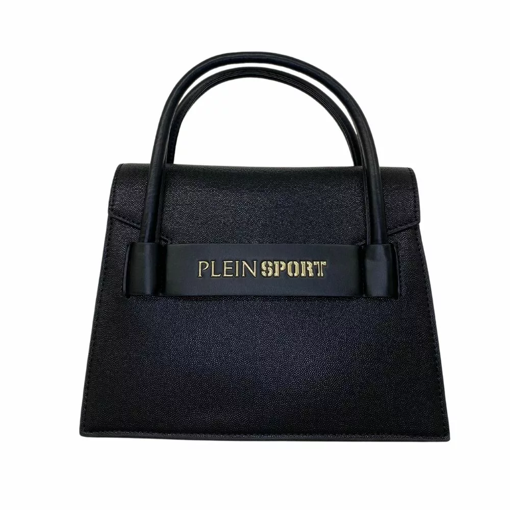 Plein Sport Black Polyurethane Handbag Plein Sport Black Polyurethane Handbag | Image 1
