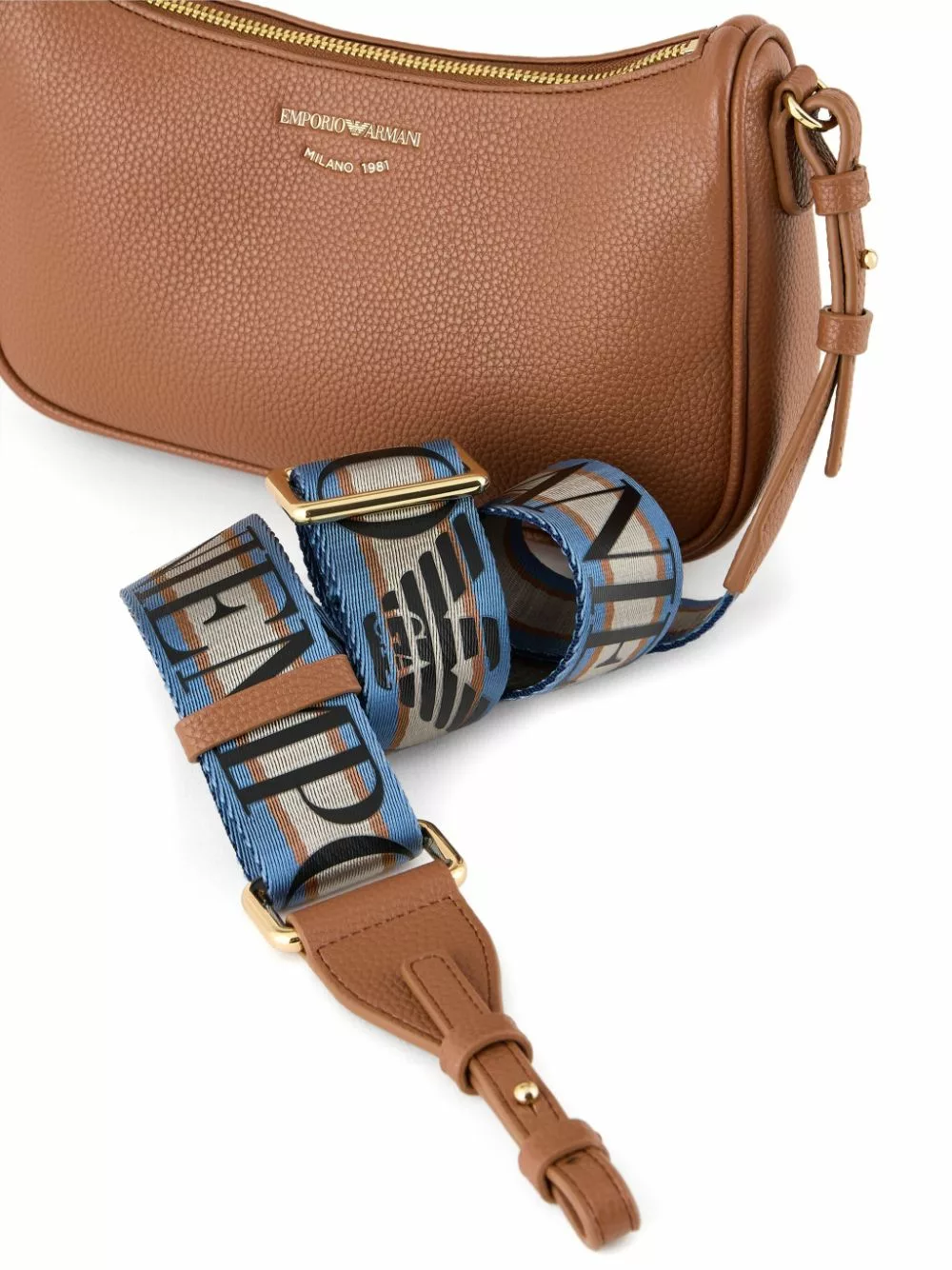 Emporio Armani Bag Leather Brown Emporio Armani Bag Leather Brown | Image 4